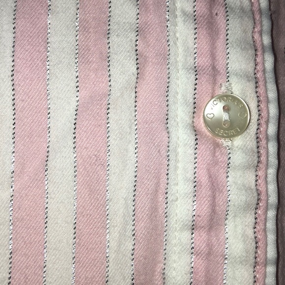 Victoria’s Secret Classic Pink Stripe Pajama Top